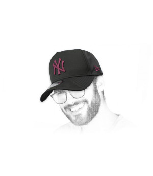 gorra LA negro granate Ripstop NY Aframe black maroon